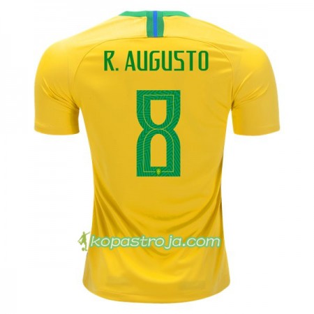 Billiga Fotbollströjor Brasilien R.Augusto 8 VM 2018 Hemma tröja